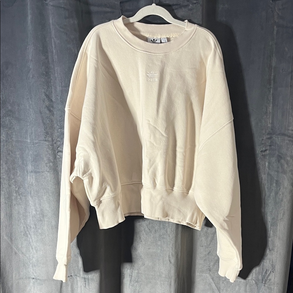 adidas Cream Sweatshirt